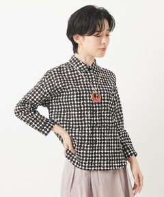Maison de CINQ / メゾン ドゥ サンク シャツ・ブラウス | 塩縮ドットシャツブラウス