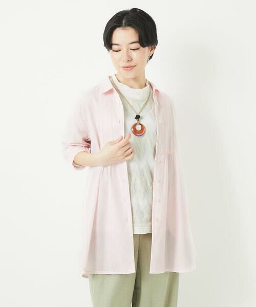 Maison de CINQ / メゾン ドゥ サンク チュニック | デニムチュニックブラウス | 詳細12