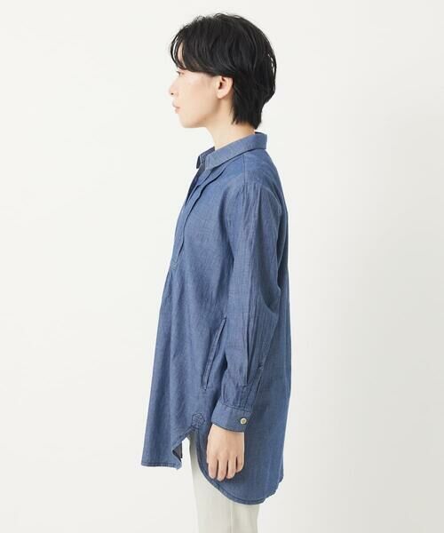 Maison de CINQ / メゾン ドゥ サンク チュニック | デニムチュニックブラウス | 詳細16