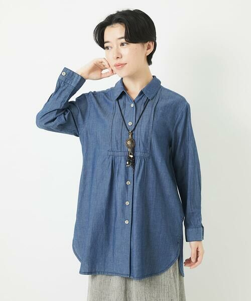 Maison de CINQ / メゾン ドゥ サンク チュニック | デニムチュニックブラウス | 詳細6