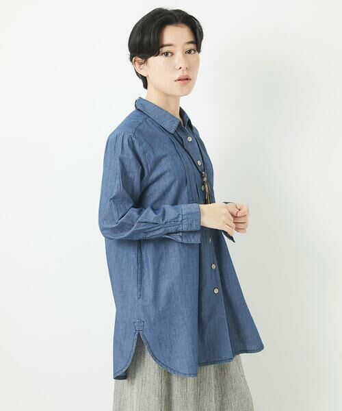 Maison de CINQ / メゾン ドゥ サンク チュニック | デニムチュニックブラウス | 詳細8