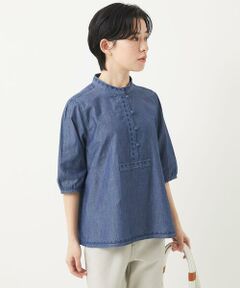 Maison de CINQ / メゾン ドゥ サンク シャツ・ブラウス | デニムプルオーバーブラウス