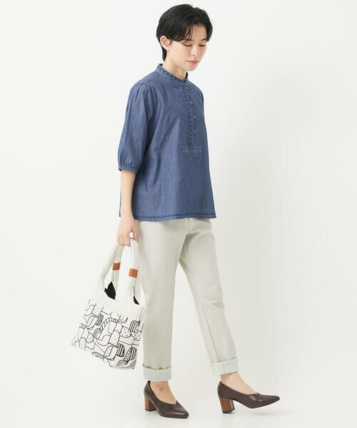 Maison de CINQ / メゾン ドゥ サンク シャツ・ブラウス | デニムプルオーバーブラウス | 詳細21