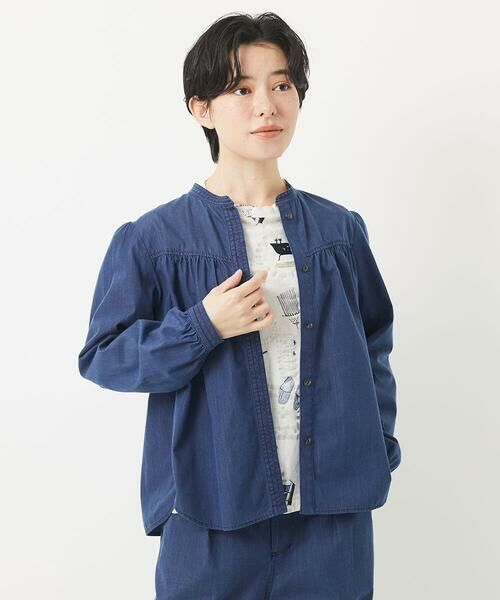 Maison de CINQ / メゾン ドゥ サンク シャツ・ブラウス | ビヨンドデニムブラウス | 詳細3