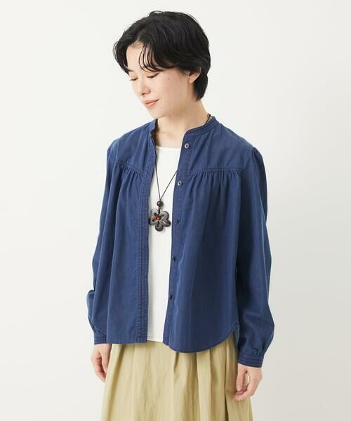 Maison de CINQ / メゾン ドゥ サンク シャツ・ブラウス | ビヨンドデニムブラウス | 詳細4