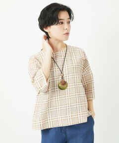 Maison de CINQ / メゾン ドゥ サンク シャツ・ブラウス | 塩縮ギンガムチェックブラウス