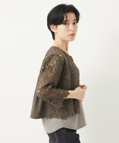 Maison de CINQ / メゾン ドゥ サンク シャツ・ブラウス | ケミカルレースボレロブラウス