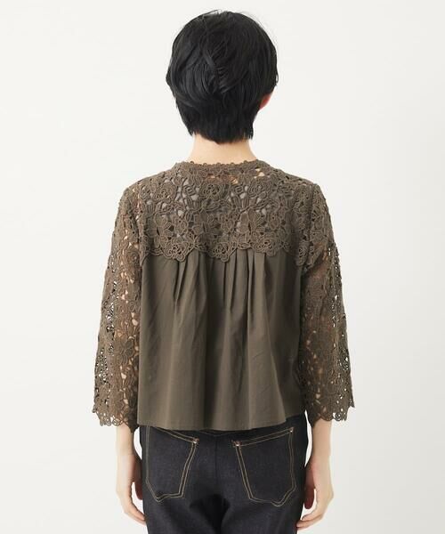 Maison de CINQ / メゾン ドゥ サンク シャツ・ブラウス | ケミカルレースボレロブラウス | 詳細10