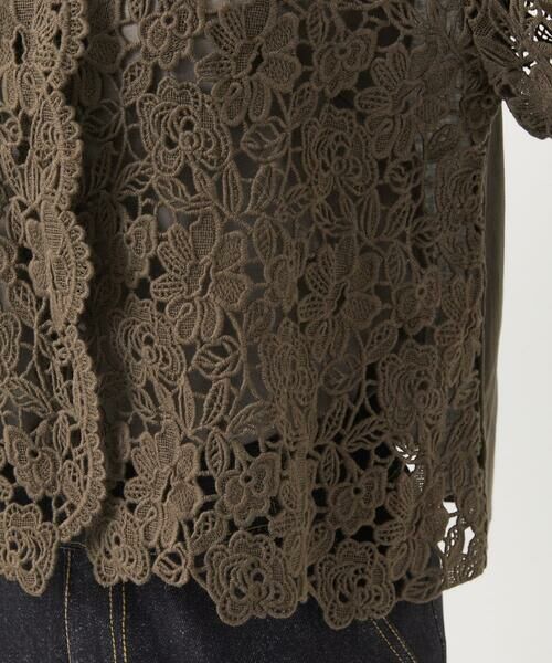 Maison de CINQ / メゾン ドゥ サンク シャツ・ブラウス | ケミカルレースボレロブラウス | 詳細13