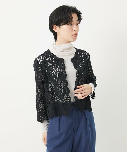 Maison de CINQ / メゾン ドゥ サンク シャツ・ブラウス | ケミカルレースボレロブラウス | 詳細5