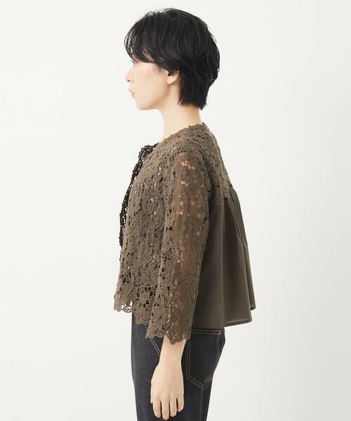 Maison de CINQ / メゾン ドゥ サンク シャツ・ブラウス | ケミカルレースボレロブラウス | 詳細9