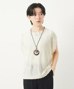 Maison de CINQ / メゾン ドゥ サンク その他トップス | アイレットフラワーニットベスト