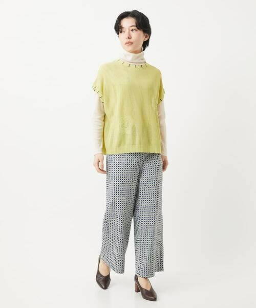 Maison de CINQ / メゾン ドゥ サンク その他トップス | アイレットフラワーニットベスト | 詳細25