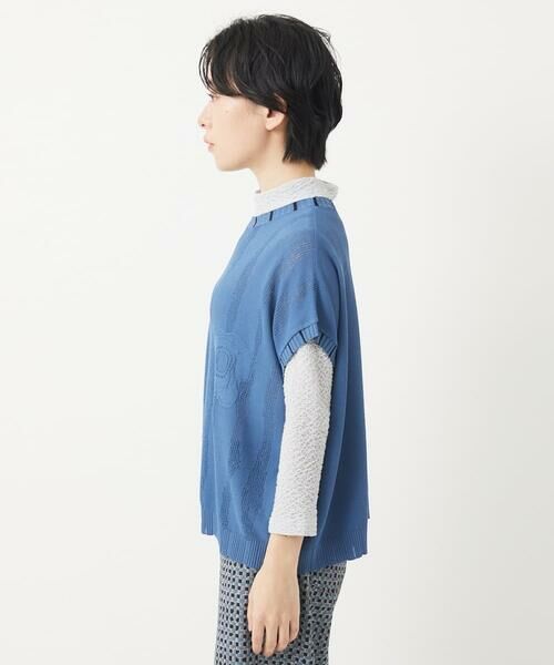 Maison de CINQ / メゾン ドゥ サンク その他トップス | アイレットフラワーニットベスト | 詳細8