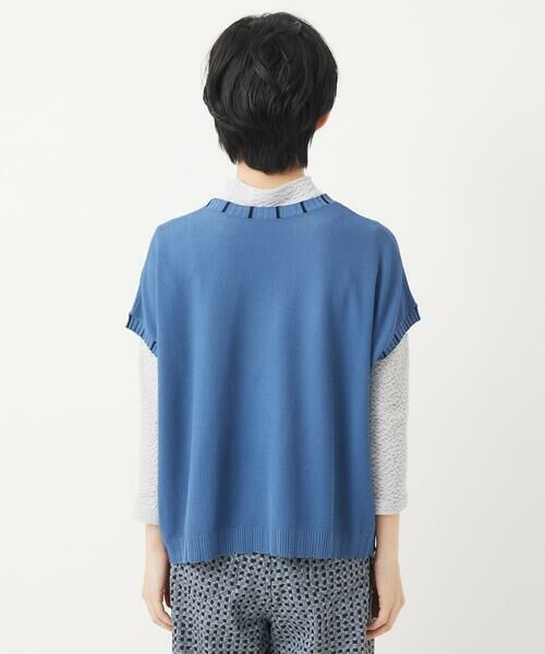 Maison de CINQ / メゾン ドゥ サンク その他トップス | アイレットフラワーニットベスト | 詳細9