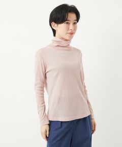 Maison de CINQ / メゾン ドゥ サンク カットソー | [日本製]コットンチュールハイネックプルオーバー