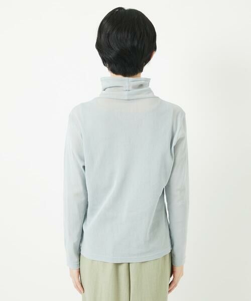 Maison de CINQ / メゾン ドゥ サンク カットソー | [日本製]コットンチュールハイネックプルオーバー | 詳細5
