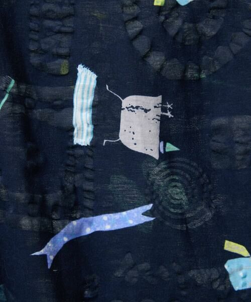 Maison de CINQ / メゾン ドゥ サンク カットソー | [日本製]バスルームリップルプリントカットソー | 詳細11