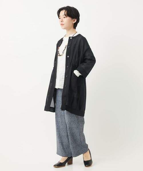 Maison de CINQ / メゾン ドゥ サンク カットソー | [日本製]ドットリップルプリントカットソー | 詳細17