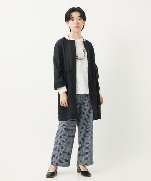 Maison de CINQ / メゾン ドゥ サンク カットソー | [日本製]ドットリップルプリントカットソー | 詳細18