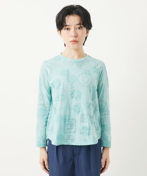 Maison de CINQ / メゾン ドゥ サンク カットソー | [日本製]ドットリップルプリントカットソー | 詳細4