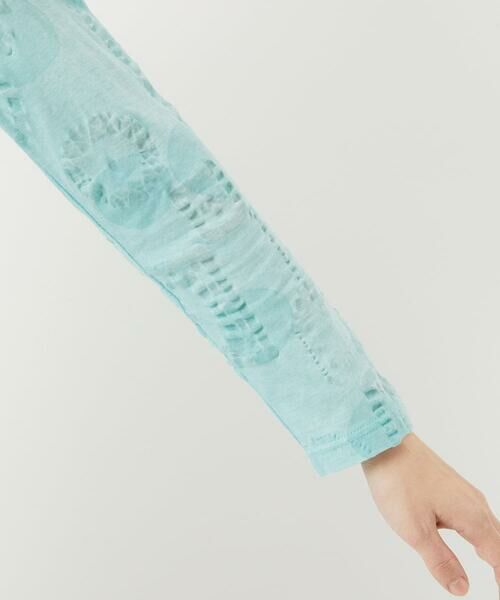 Maison de CINQ / メゾン ドゥ サンク カットソー | [日本製]ドットリップルプリントカットソー | 詳細8