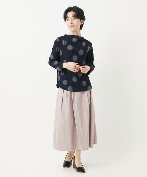 Maison de CINQ / メゾン ドゥ サンク カットソー | [日本製]強撚コットンドットジャガードカットソー | 詳細14