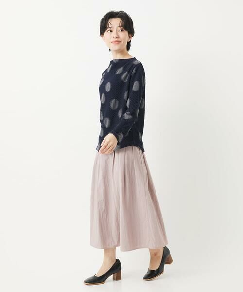 Maison de CINQ / メゾン ドゥ サンク カットソー | [日本製]強撚コットンドットジャガードカットソー | 詳細15