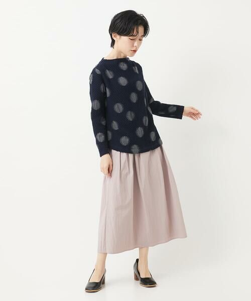 Maison de CINQ / メゾン ドゥ サンク カットソー | [日本製]強撚コットンドットジャガードカットソー | 詳細16