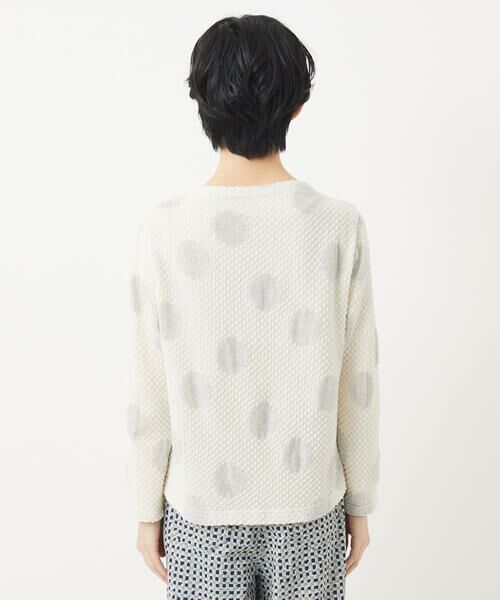 Maison de CINQ / メゾン ドゥ サンク カットソー | [日本製]強撚コットンドットジャガードカットソー | 詳細5