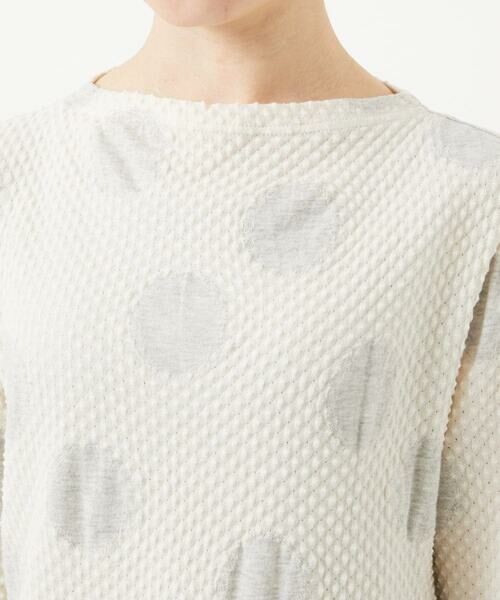 Maison de CINQ / メゾン ドゥ サンク カットソー | [日本製]強撚コットンドットジャガードカットソー | 詳細6