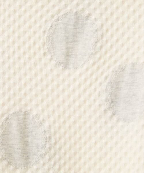 Maison de CINQ / メゾン ドゥ サンク カットソー | [日本製]強撚コットンドットジャガードカットソー | 詳細9