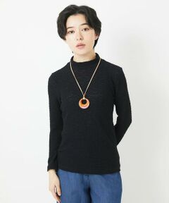 Maison de CINQ / メゾン ドゥ サンク カットソー | メロンメッシュハイネックプルオーバー