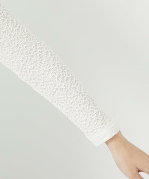 Maison de CINQ / メゾン ドゥ サンク カットソー | メロンメッシュハイネックプルオーバー | 詳細13