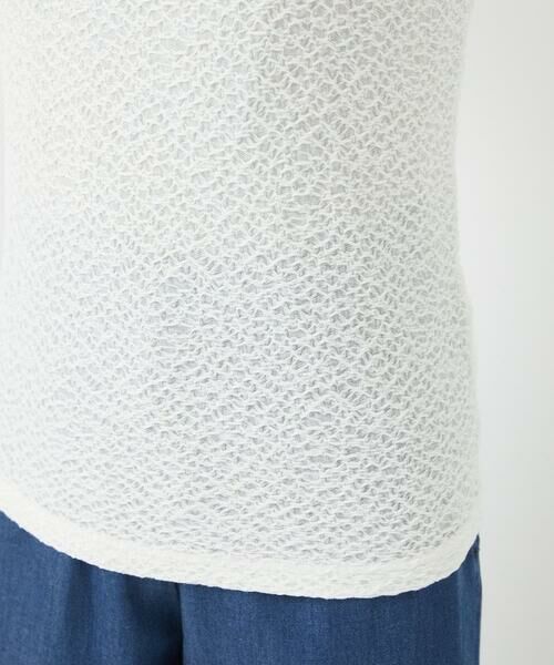 Maison de CINQ / メゾン ドゥ サンク カットソー | メロンメッシュハイネックプルオーバー | 詳細14