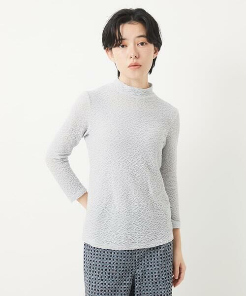 Maison de CINQ / メゾン ドゥ サンク カットソー | メロンメッシュハイネックプルオーバー | 詳細7