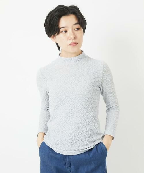 Maison de CINQ / メゾン ドゥ サンク カットソー | メロンメッシュハイネックプルオーバー | 詳細8