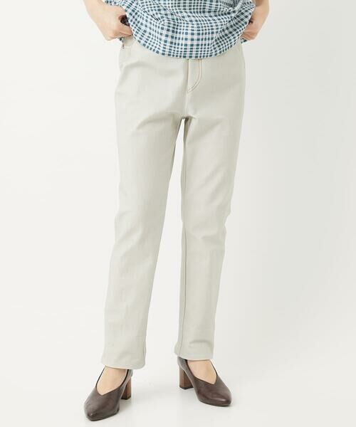 Maison de CINQ / メゾン ドゥ サンク その他パンツ | [日本製]デニムレースプリントパンツ | 詳細5