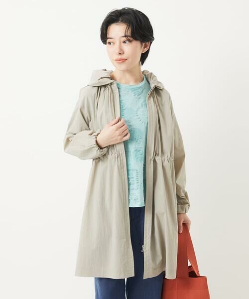 Maison de CINQ / メゾン ドゥ サンク その他アウター | マイクロストライプストレッチコート | 詳細1