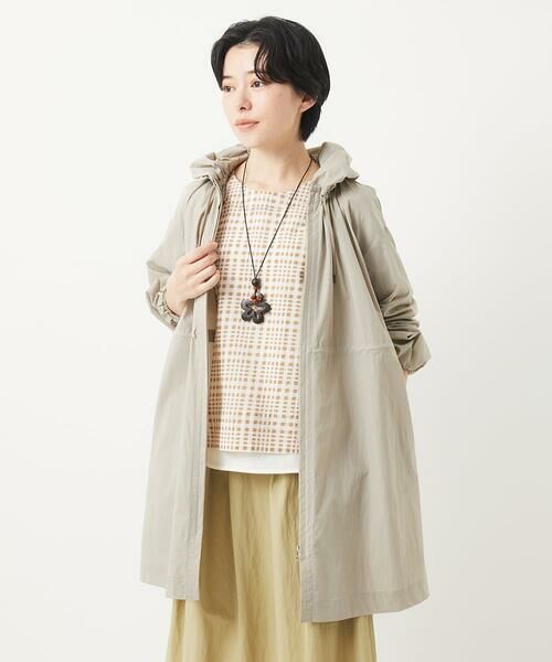 Maison de CINQ / メゾン ドゥ サンク その他アウター | マイクロストライプストレッチコート | 詳細4