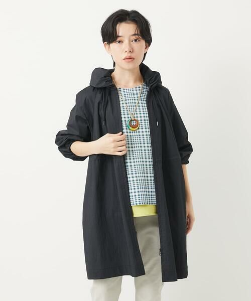 Maison de CINQ / メゾン ドゥ サンク その他アウター | マイクロストライプストレッチコート | 詳細9