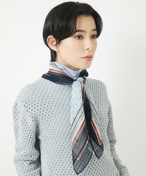 Maison de CINQ / メゾン ドゥ サンク マフラー・ショール・スヌード・ストール | シルクマリンスカーフ | 詳細1