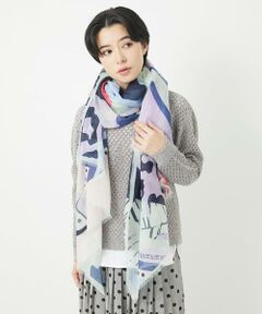 Maison de CINQ / メゾン ドゥ サンク マフラー・ショール・スヌード・ストール | バードボタニカルシルク混ストール