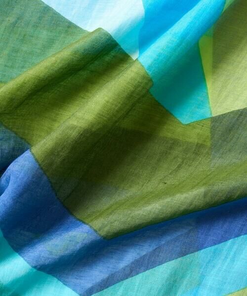 Maison de CINQ / メゾン ドゥ サンク マフラー・ショール・スヌード・ストール | 幾何学柄シルク混ストール | 詳細3