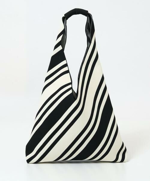 Maison de CINQ / メゾン ドゥ サンク トートバッグ | ニットジャガードトライアングルトートバッグ | 詳細10