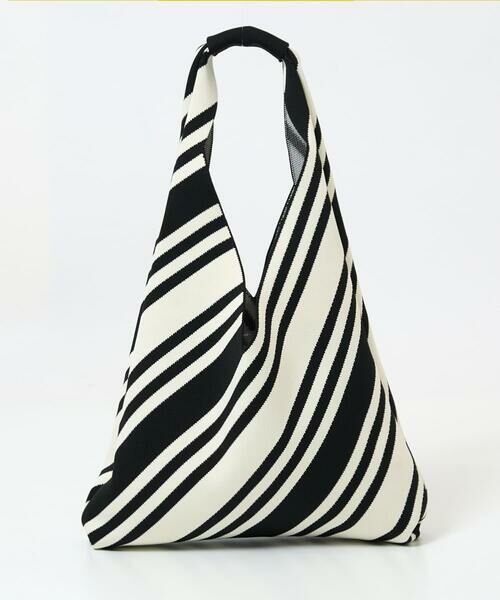 Maison de CINQ / メゾン ドゥ サンク トートバッグ | ニットジャガードトライアングルトートバッグ | 詳細11