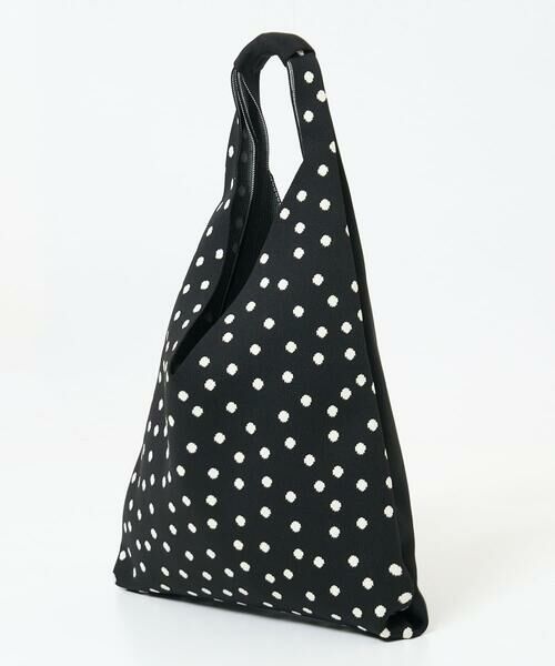 Maison de CINQ / メゾン ドゥ サンク トートバッグ | ニットジャガードトライアングルトートバッグ | 詳細3