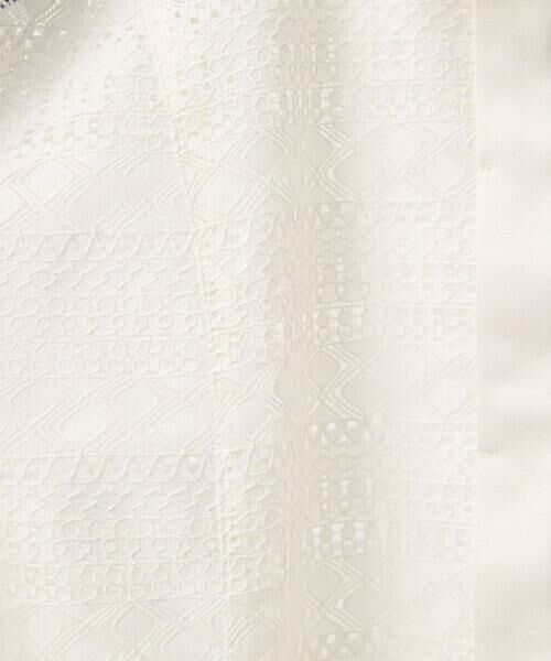 Maison de CINQ / メゾン ドゥ サンク シャツ・ブラウス | 【セットアップ対応】幾何ボーダーレースプリーツブラウス | 詳細10