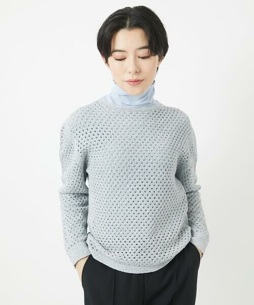 Maison de CINQ / メゾン ドゥ サンク ニット・セーター | [日本製]ホールガーメントラメリリーニット | 詳細1