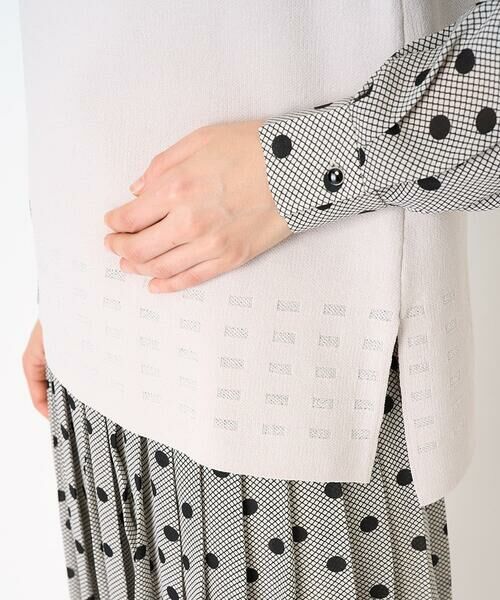 Maison de CINQ / メゾン ドゥ サンク ベスト | スクエアジャガードニットベスト | 詳細8
